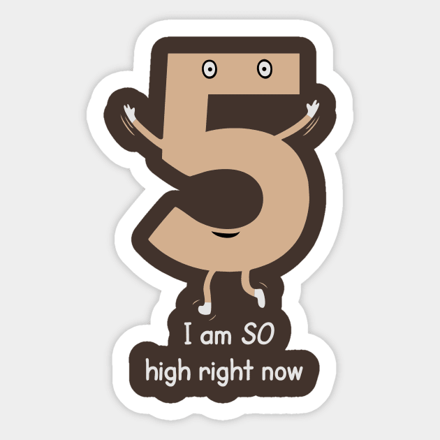 High Five Sticker by a_man_oxford